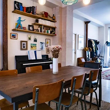 Apartment Hostnfly - Magnificent Bright And Atypical Apt With Garden *