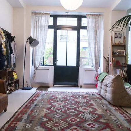 Hostnfly - Magnificent Bright And Atypical Apt With Garden Apartment Paris